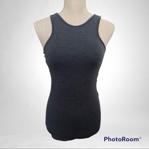 Lululemon Seamlessly Covered Tank Heathered Inkwell Size 4